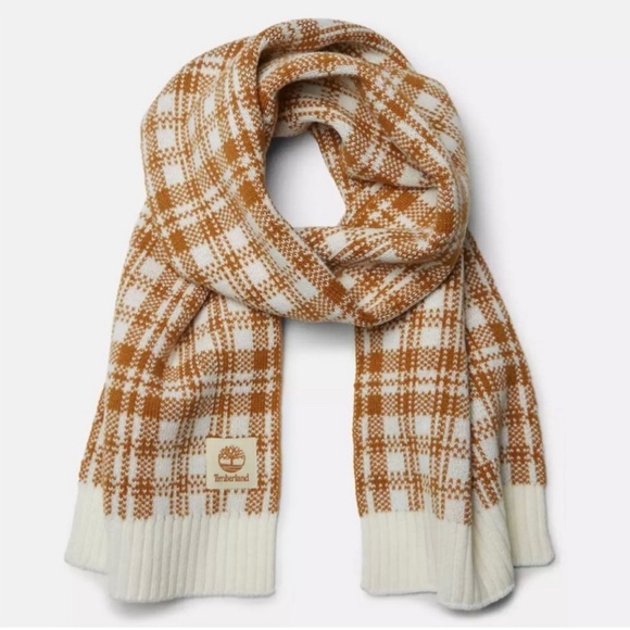 Timberland plaid scarf 10x68 BRAND NEW W/Tags in packaging - Picture 5 of 9
